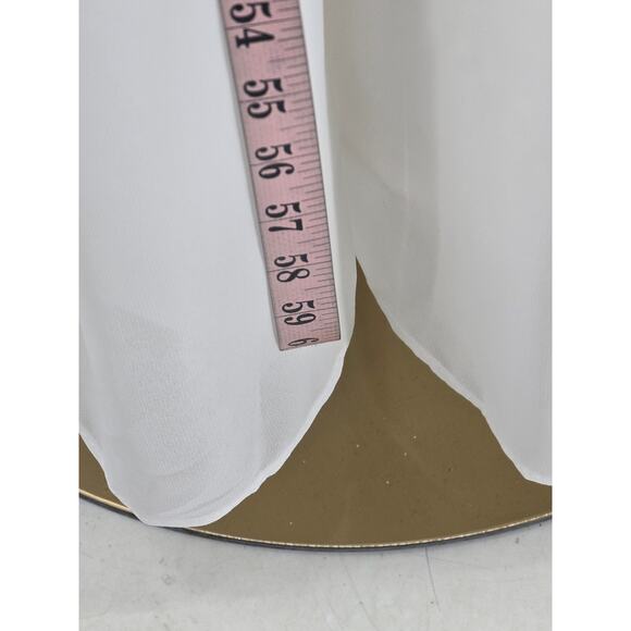 AW BRIDAL 10 L ivory Flossie wedding guest wide leg jumpsuit NEW b20 - Picture 5 of 12